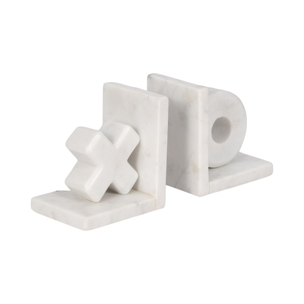 Picture of X & O Marble Bookends