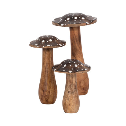 Picture of Brown Mushroom with Dots, Small