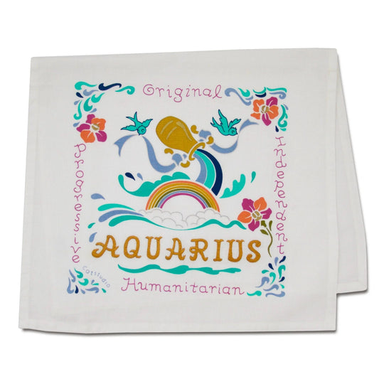 Picture of Aquarius Zodiac Dish Towel