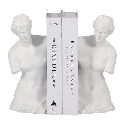 Picture of Venus Bookends, White