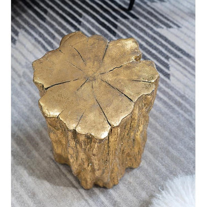 Picture of Gold Stump Accent Table
