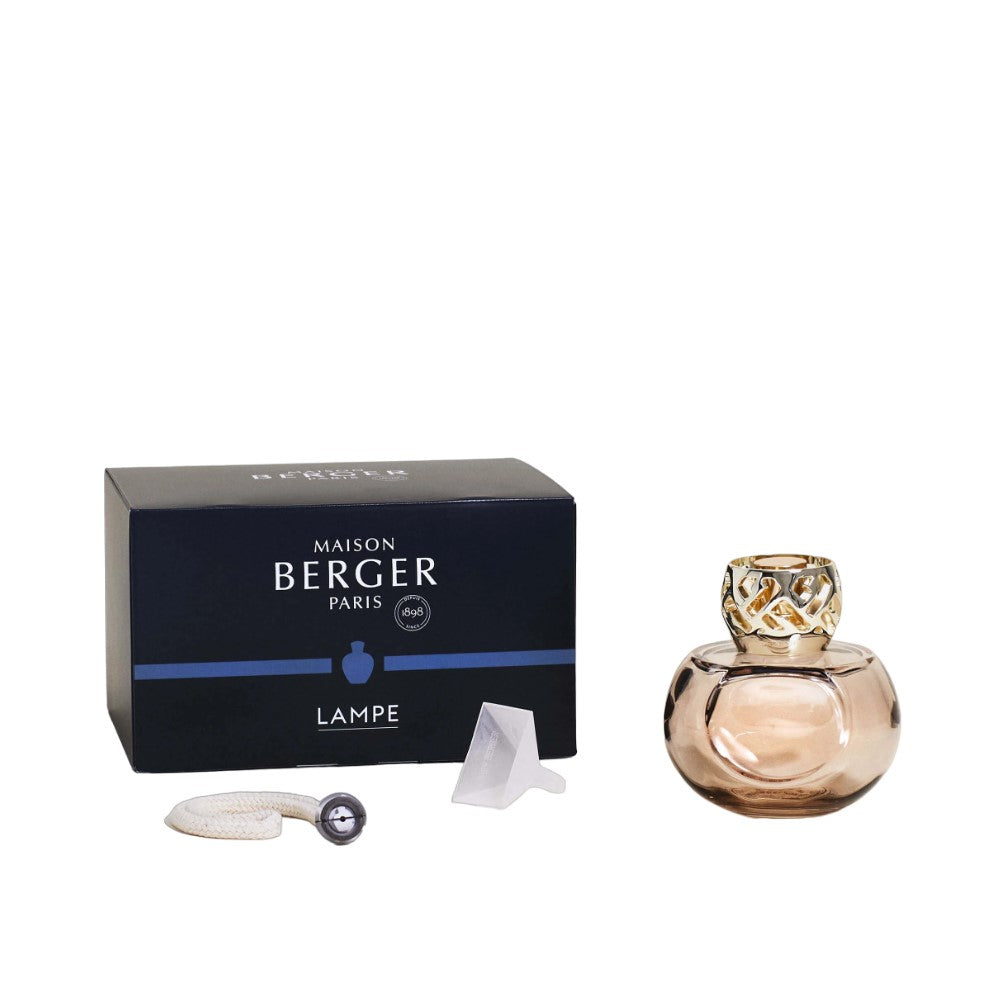 Maison Berger Paris lampe set with box, lamp, wick, and funnel.