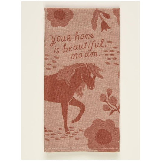 Picture of "Your Home is Beautiful" Woven Dish Towel