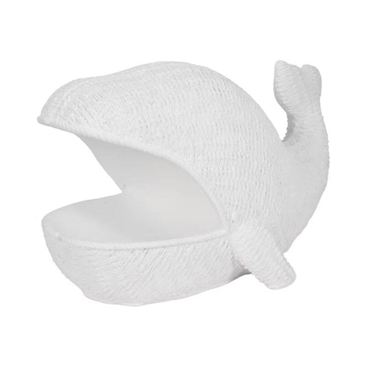 Picture of Woven Whale Basket, White