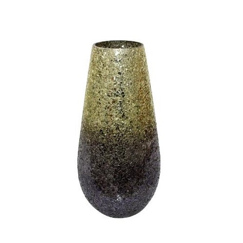 Picture of Crackle Plum Ombre 12" Vase