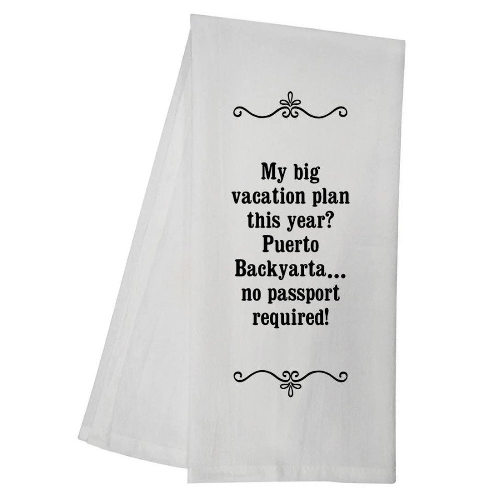 Picture of Puerto Backyarta Tea Towel