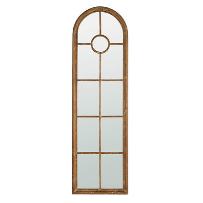 Picture of Arch Paneled Fir Frame Mirror