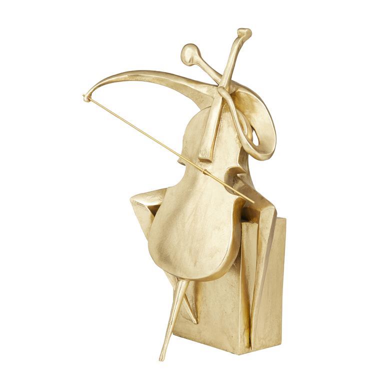 Picture of Gold Cellist Sculpture