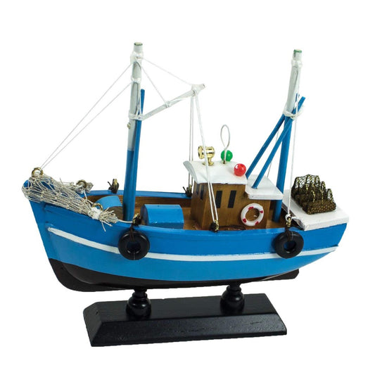 Picture of Fishing Boat Figure, Blue