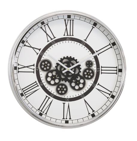 Picture of Black and White Gears Wall Clock