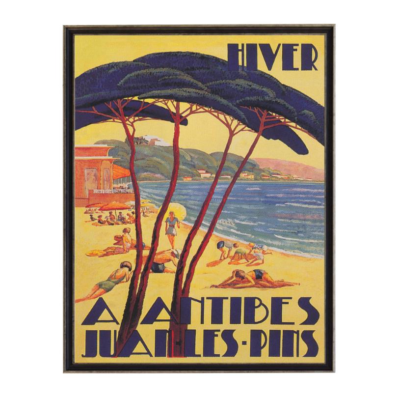 Picture of Antibes 24x30" Vintage Travel Poster