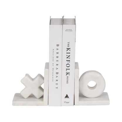 Picture of X & O Marble Bookends