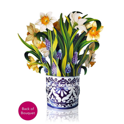 Picture of English Daffodils Pop-Up Bouquet Greeting Card