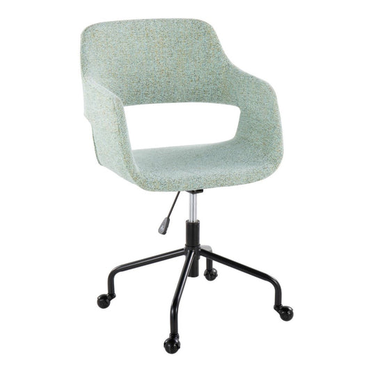 Picture of Marcelle Adjustable Office Chair, Black and Lt. Green