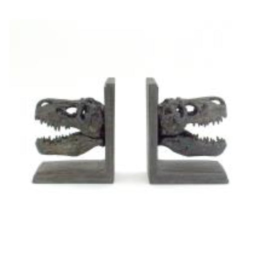 Picture of T-Rex Bookends Dark