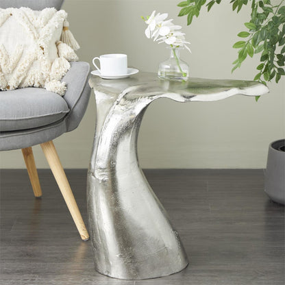 Picture of Whale Tail Accent Table, Silver