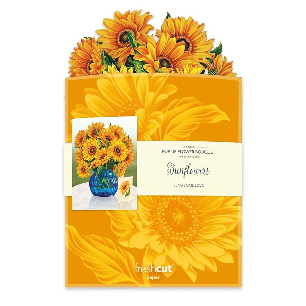 Picture of Sunflowers Pop-Up Bouquet Greeting Card