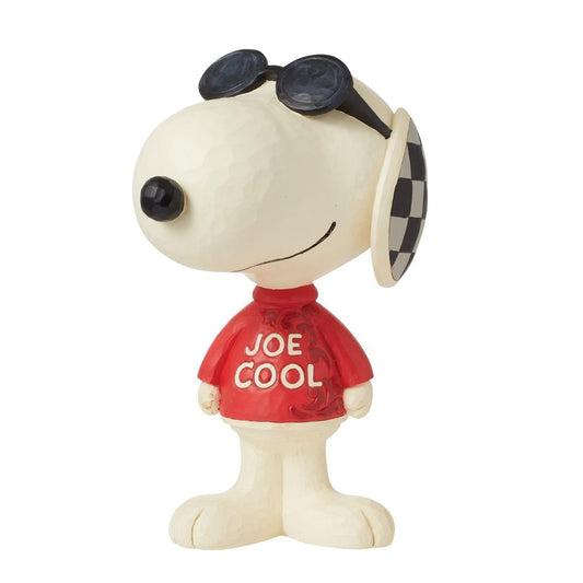 Cartoon dog in sunglasses, red shirt saying "Joe Cool."