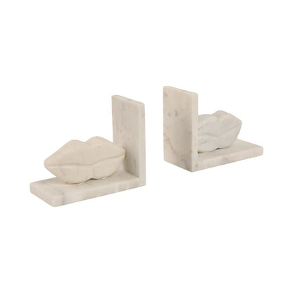 Picture of Lips Marble Bookends