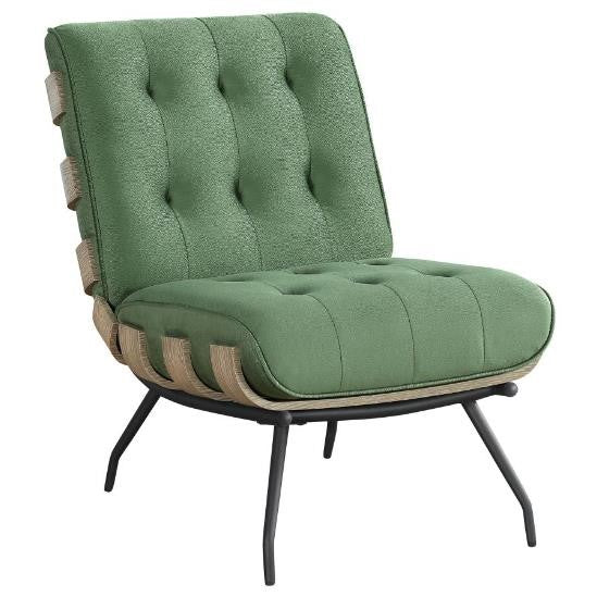 Picture of Aloma Tufted Armless Chair Green