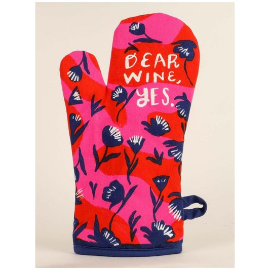 Picture of "Dear Wine, Yes" Oven Mitt