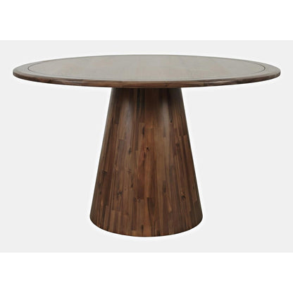 Picture of Natalie Pedestal Round Table Walnut