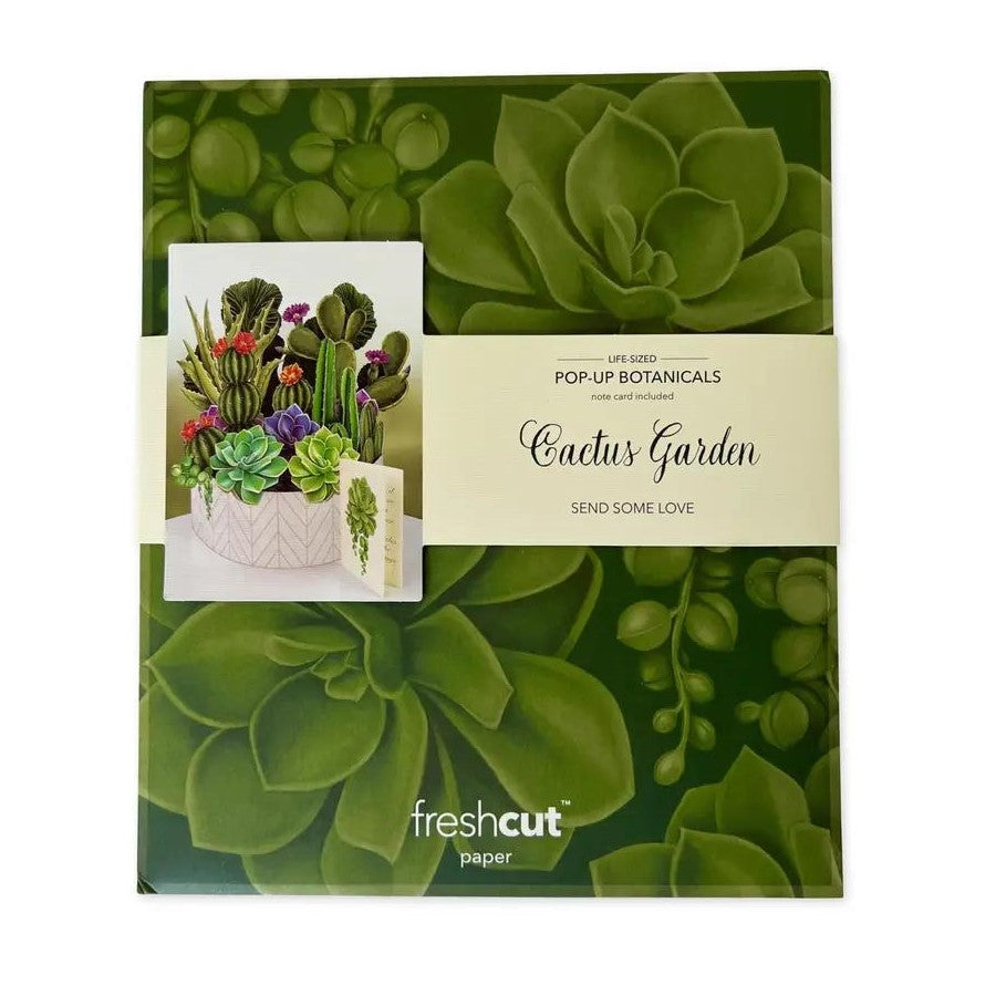Cactus Garden Pop-Up Bouquet Card