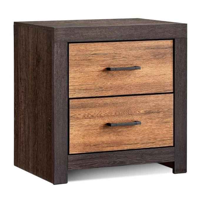 Picture of Dewcrest 24" 2-drawer Nightstand Caramel and Licorice