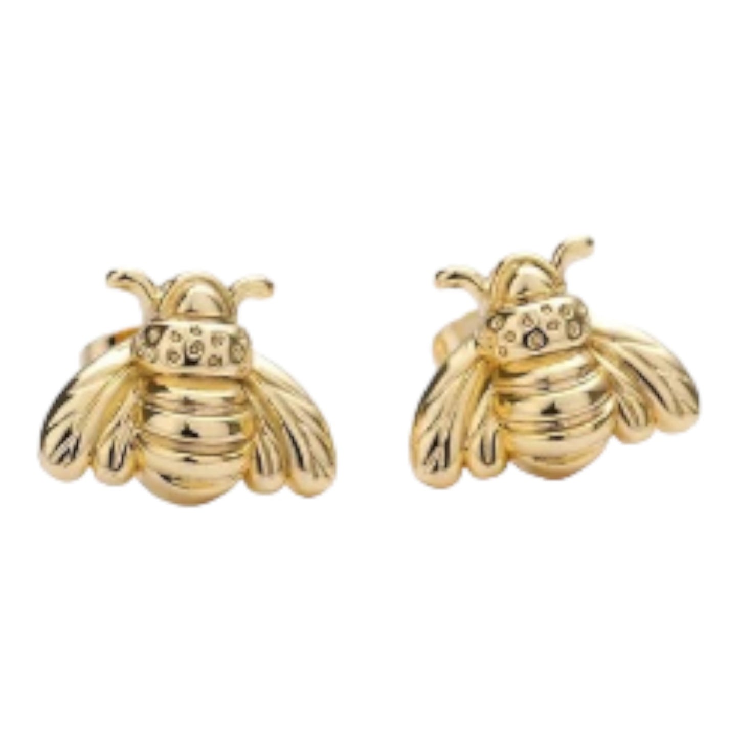 Picture of Bumble Bee Gold Stud Earrings