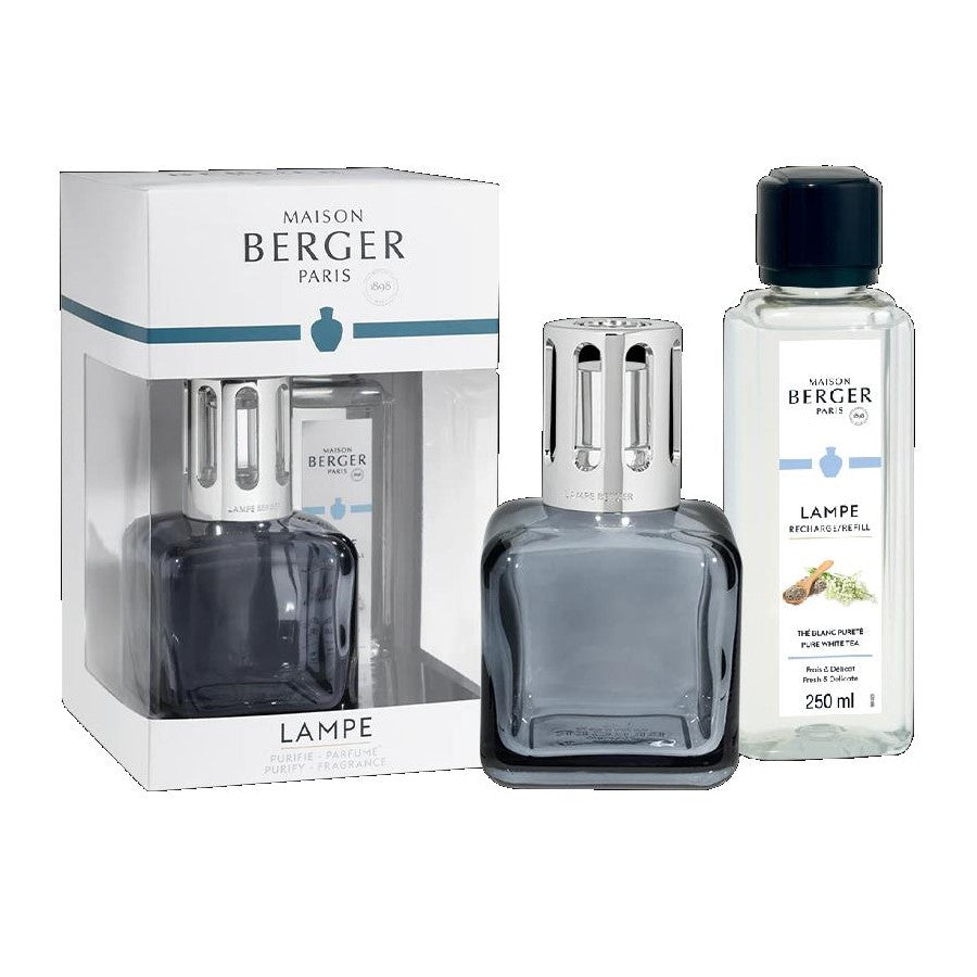 Maison Berger lamp set with refill bottle, white tea fragrance, 250ml.