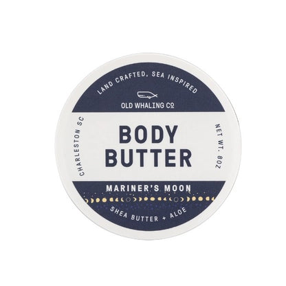 Old Whaling Co. Mariner's Moon Body Butter, 8oz, Shea and Aloe.
