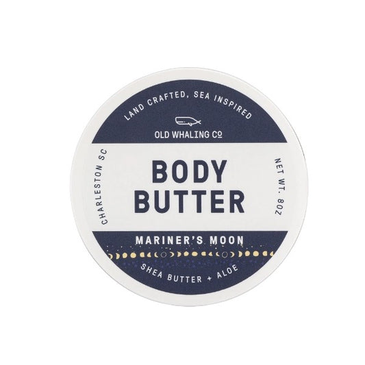 Old Whaling Co. Mariner's Moon Body Butter, 8oz, Shea and Aloe.
