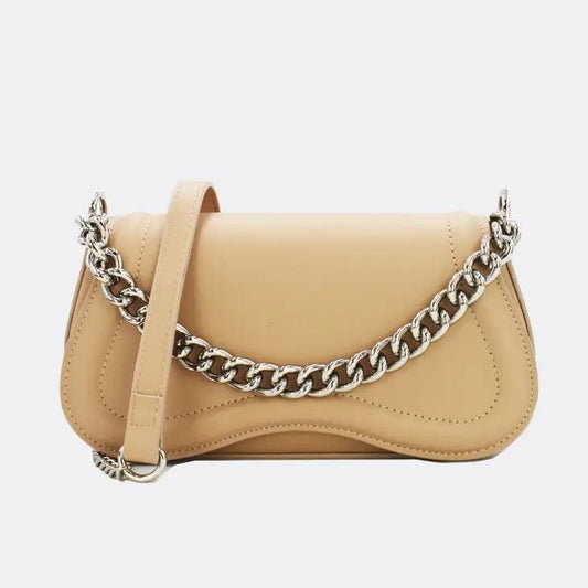 Picture of Small Shoulder Bag w/Chain Apricot