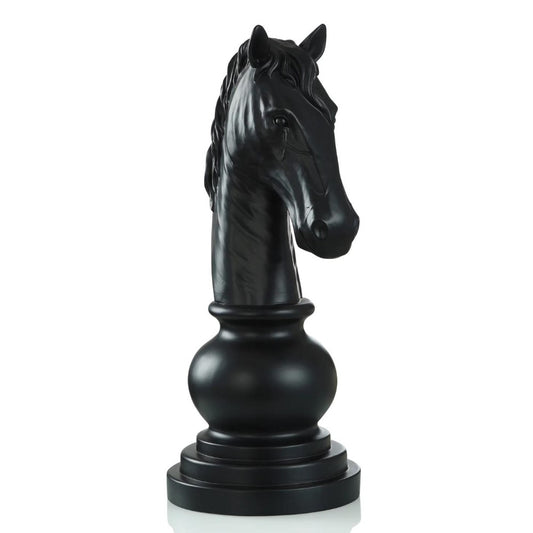 Picture of Knight Chess Piece Decor, Black