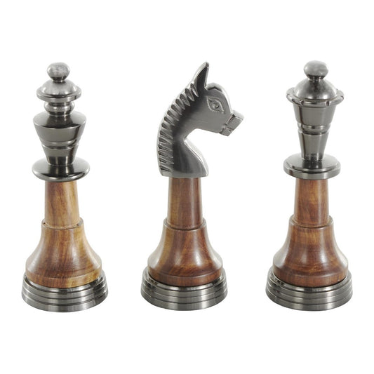 Picture of Chess Pieces Sculptures, Set of 3, Medium