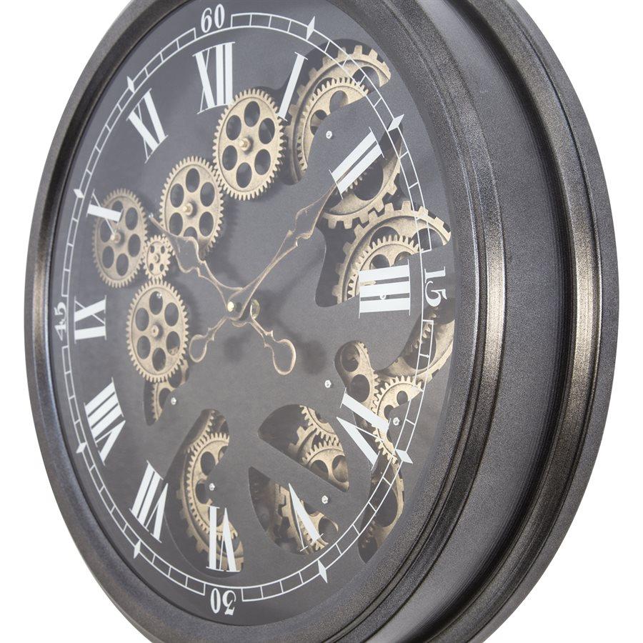 Picture of Paris White and Black Gears Wall Clock 21