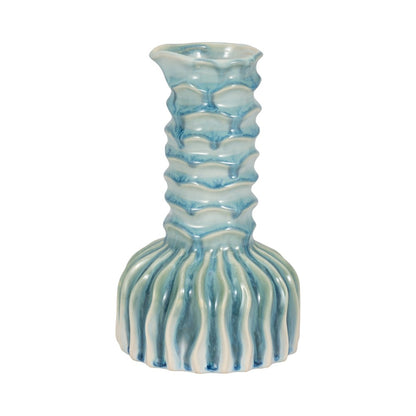 Picture of Coastal Ribbed Bud Vase, Tall