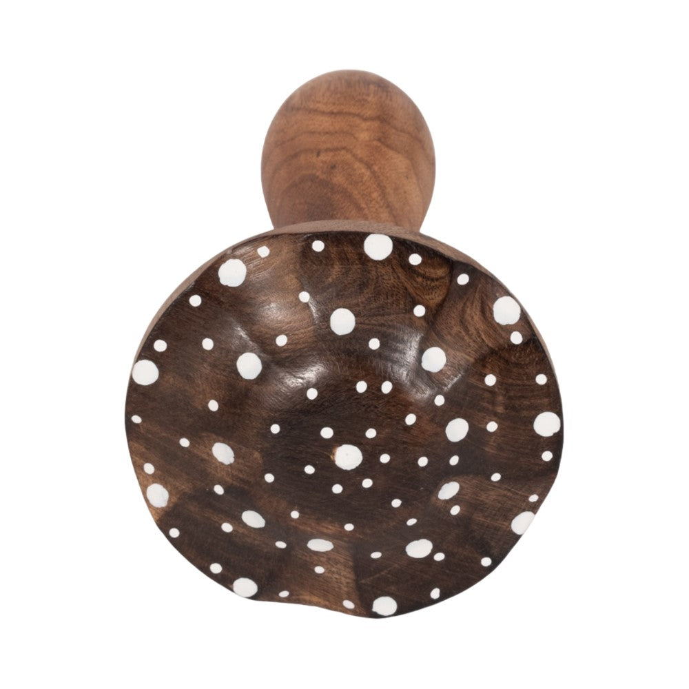 Picture of Brown Mushroom with Dots, Large