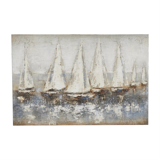 Picture of Distressed Boats Canvas Wall Art