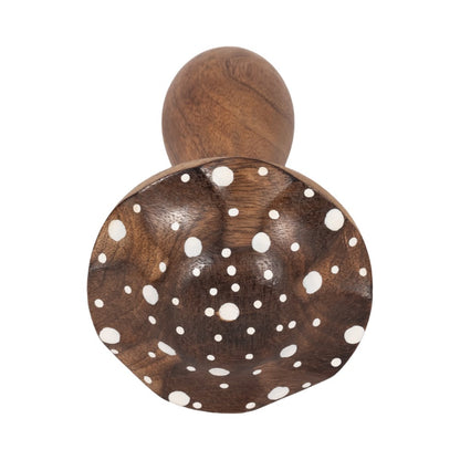 Picture of Brown Mushroom with Dots, Medium