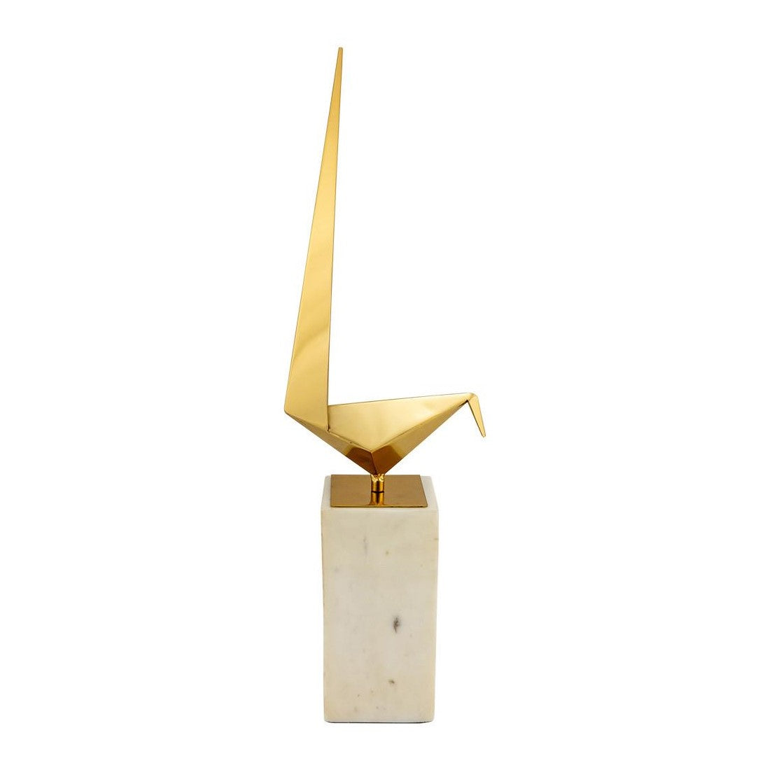 Picture of Origami Gold Bird Statuary