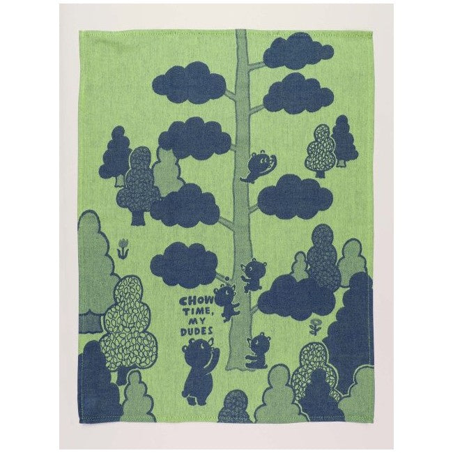Picture of "Chow Time" Woven Dish Towel