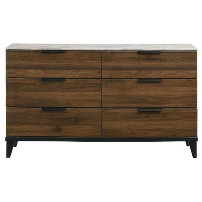 Picture of Mays 61" Drawer Dresser Walnut