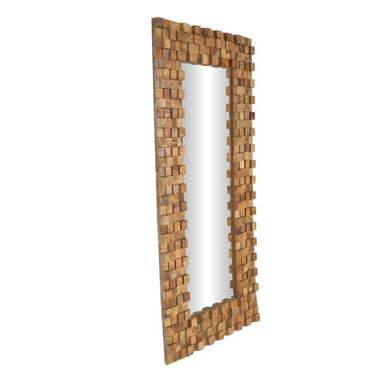 Picture of Mosaic Wood Block Mirror