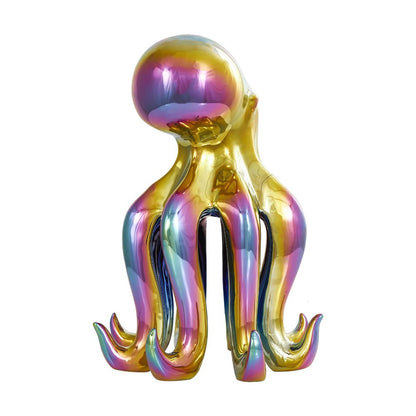 Picture of Rainbow Shimmer Octopus Sculpture, Tall