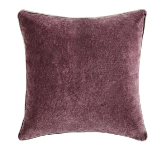 Picture of Heirloom 22" Velvet Pillow, Sangria Red