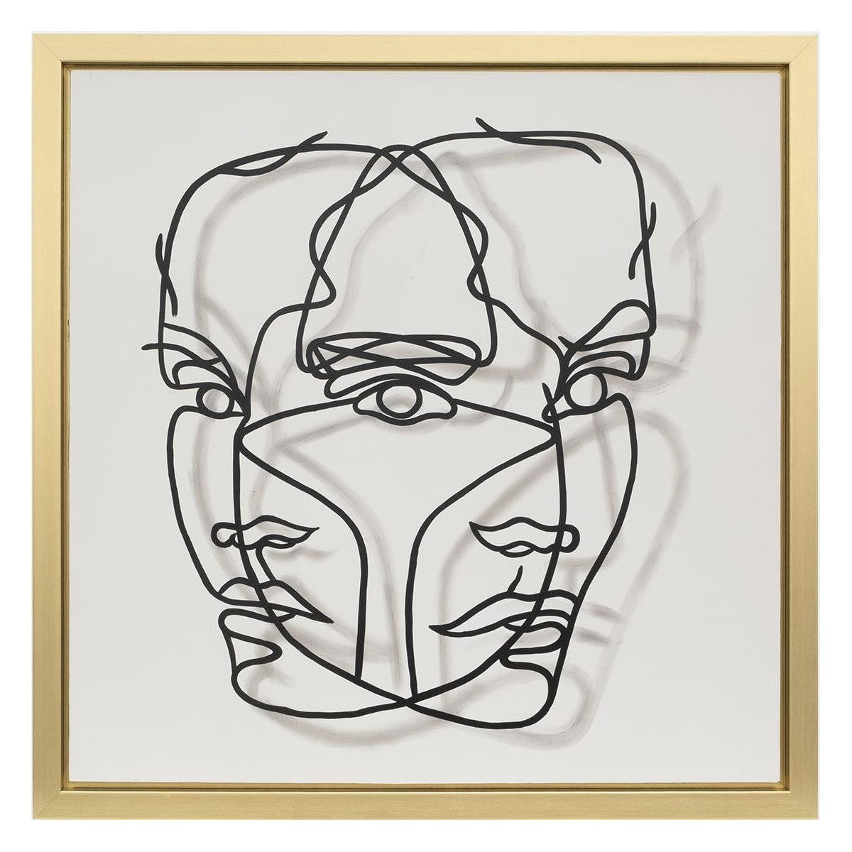 Picture of Face Illusion Framed Wall Art