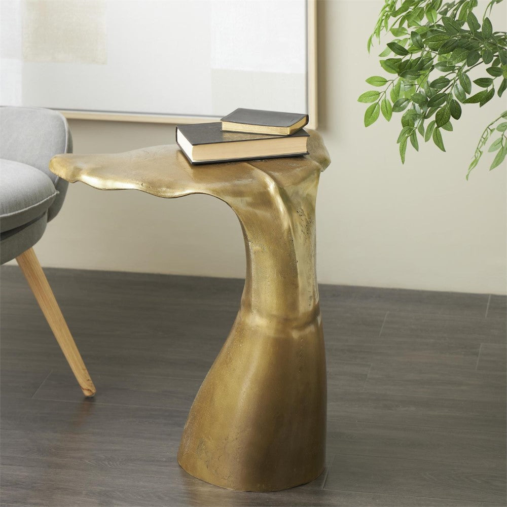 Picture of Whale Tail Accent Table, Gold