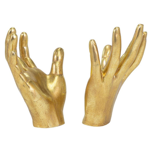 Picture of Reaching Hands Gold, Set of 2