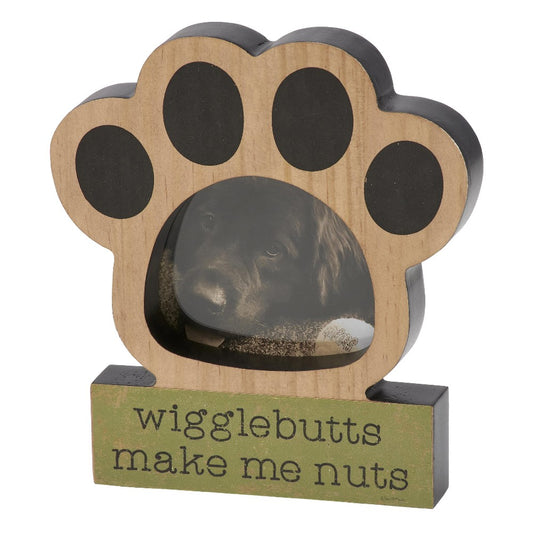 Picture of Wigglebutts Pawprint Block Frame